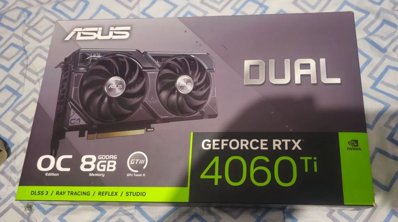 RTX 4060 Ti 8gb ASUS - Placa de video RTX 4060ti