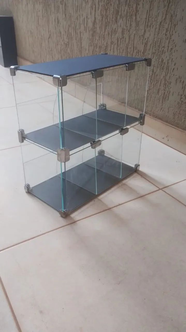 Baleiro de vidro modular 