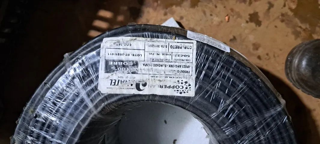 Cabo de Rede CAT6 Blindado - 100% Cobre - 100 Metros - Marca COPPERLAN - Foto 3