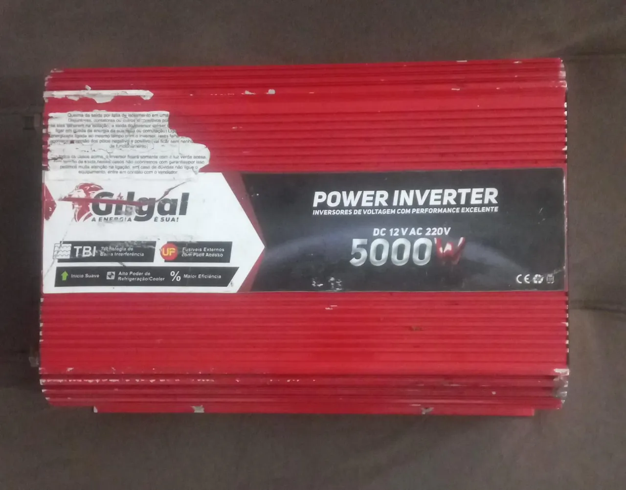 Inversor de Tensão 5000W DC 12V AC 220V