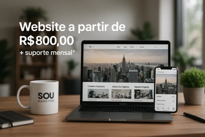 Website para empresas e indústrias