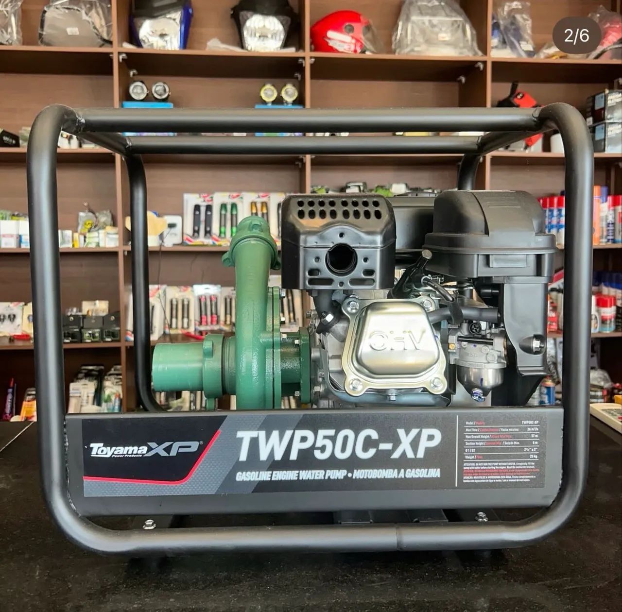 Motobomba a Gasolina 7HP Centrífuga 2x2 Profissional - Toyama (Loja)