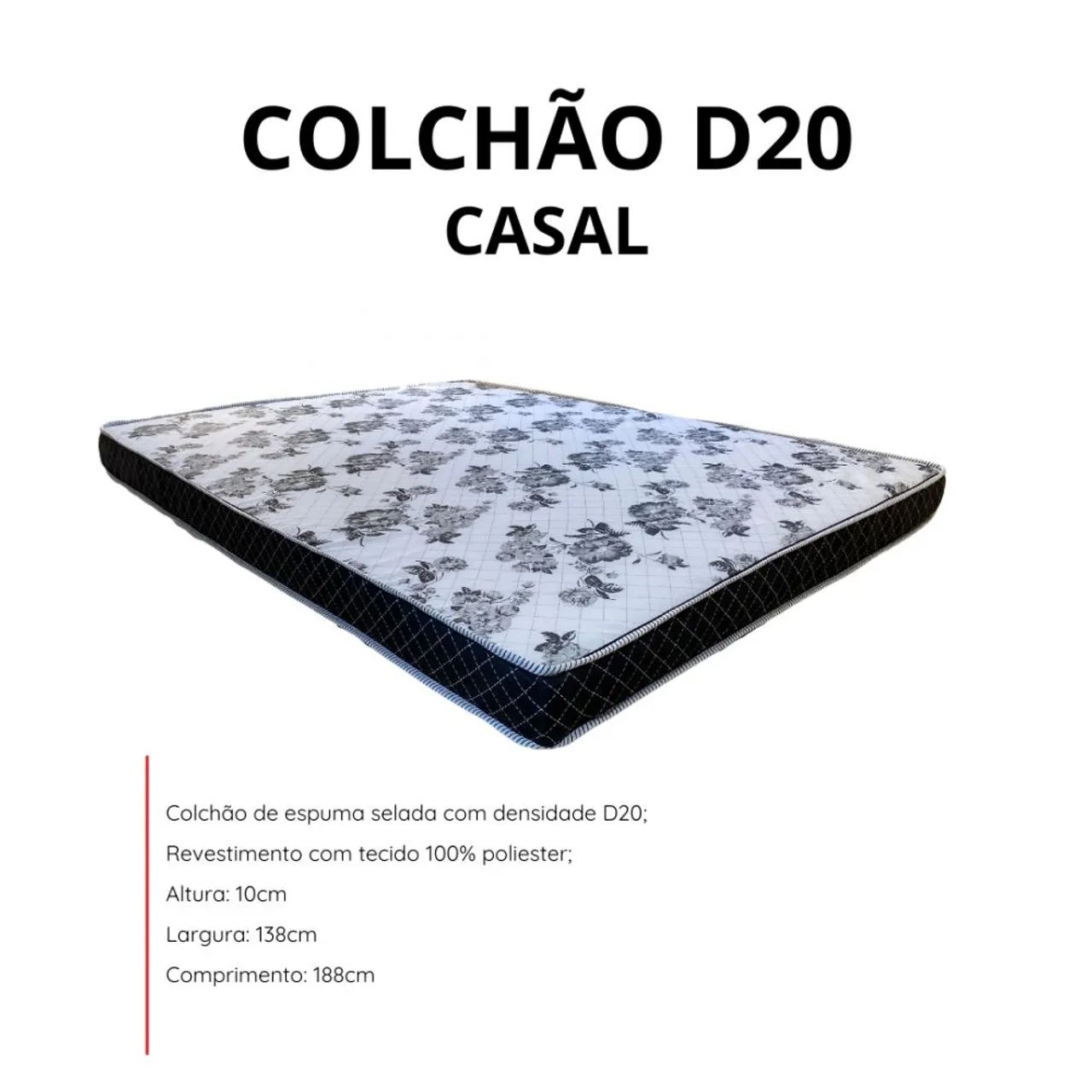 Colchão casal novo 