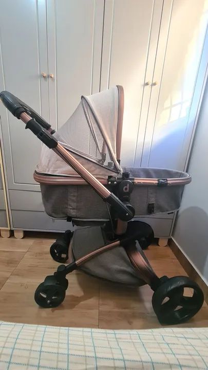 Kit completo Vulcan 360° dzieco + bebê conforto + base do carro