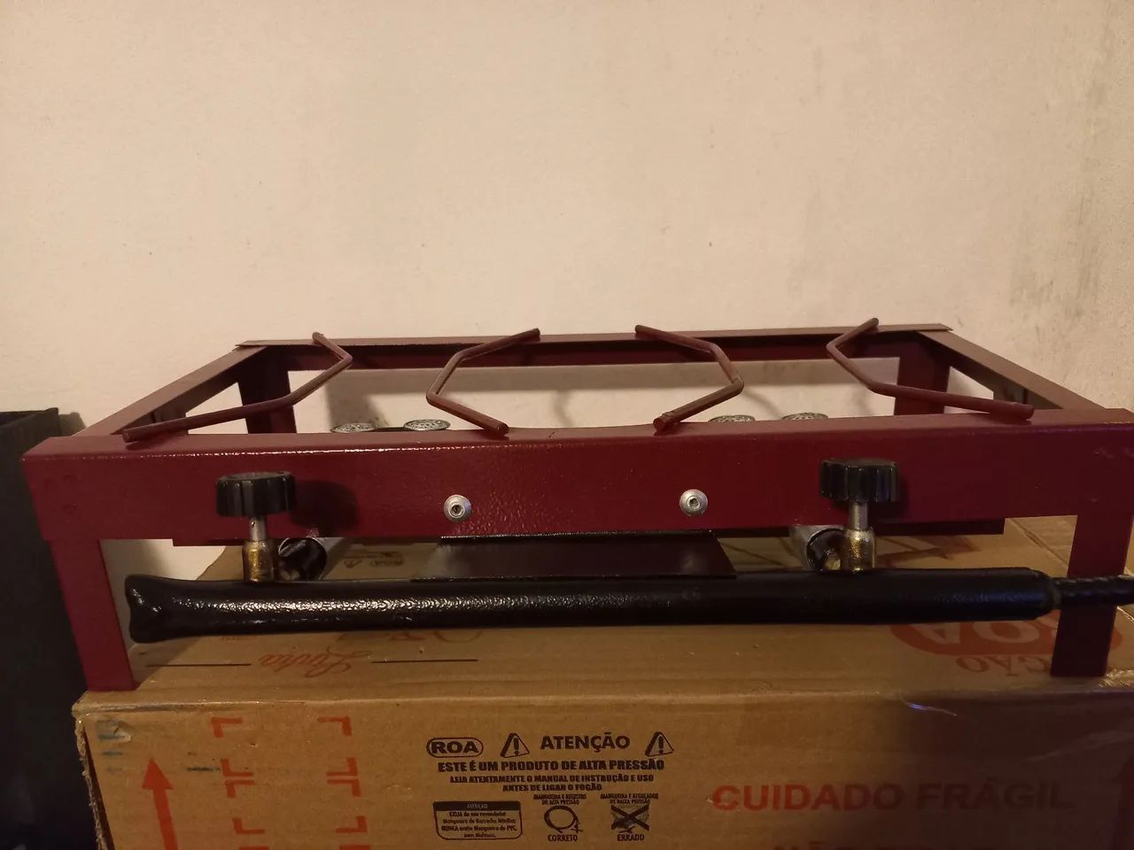 Fogao Semi industrial 2 bocas Alta Pressao  compacto - Novo.