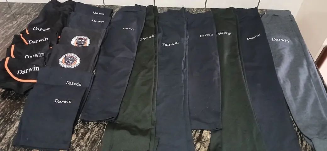 Uniforme Colégio Darwin ( 17 Peças) Tamanhos 10 e 12