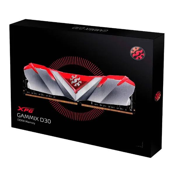 MEMORIA ADATA XPG GAMMIX D30 8GB DDR4 3200MHZ RED