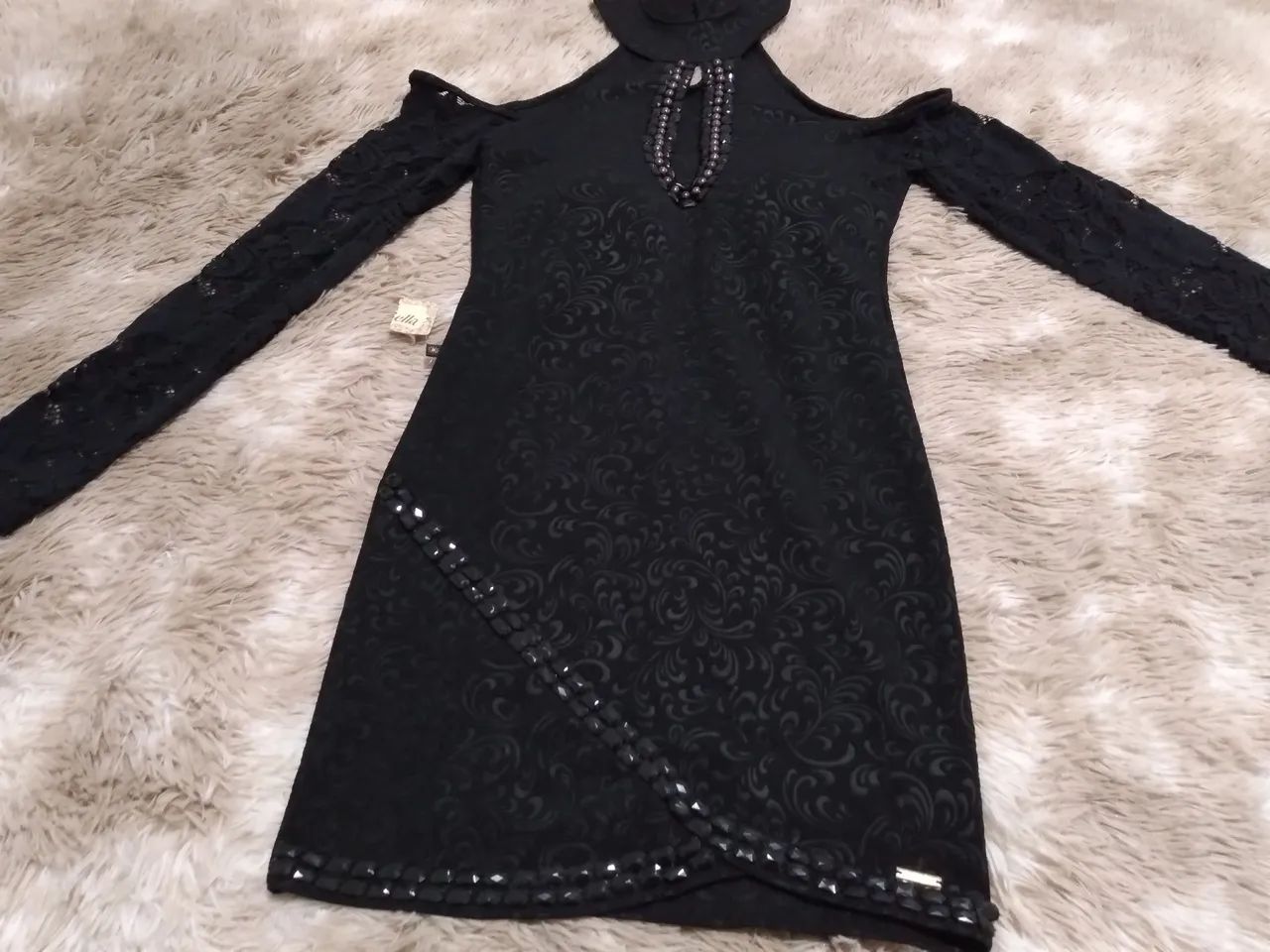 Vestido manga longa Tamanho P