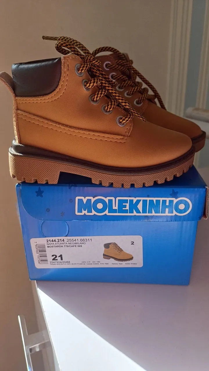 Bota infantil molekinho