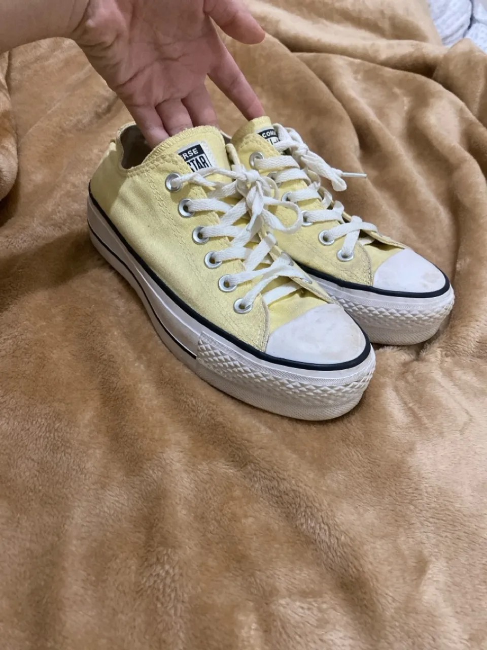 Converse All Star Plataforma Amarelo