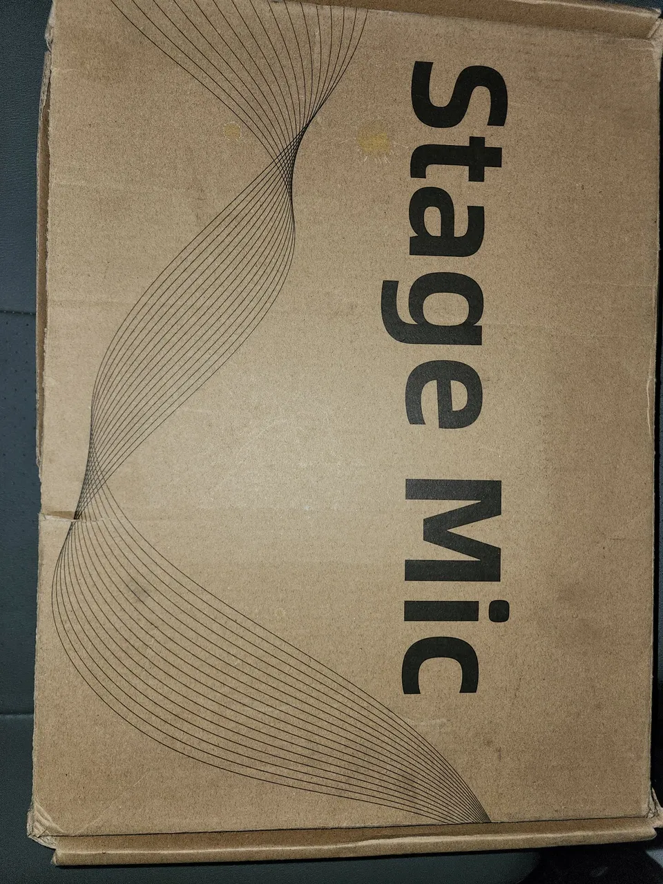 Microfone Stage Mic - Novo na Caixa