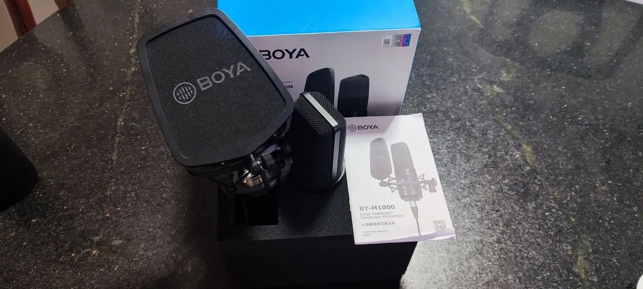 Microfone Condensador Boya BY-M1000 - Foto 2
