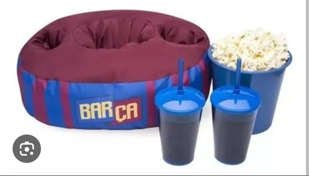 Kit almofada pipoca Barcelona - Foto 2