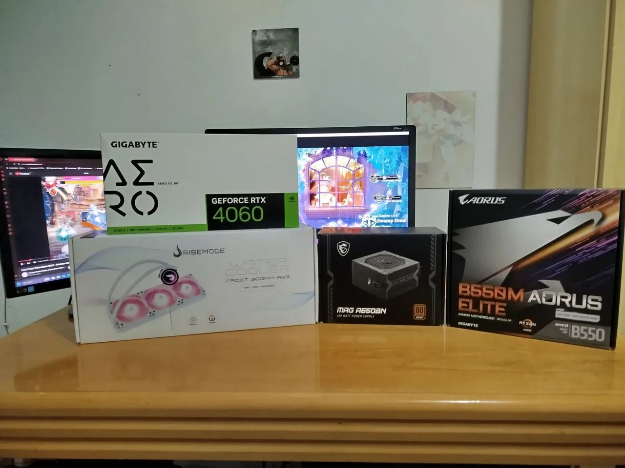 PC Gamer com Ryzen 7 5800X, RTX 4060, 32 GB RAM.