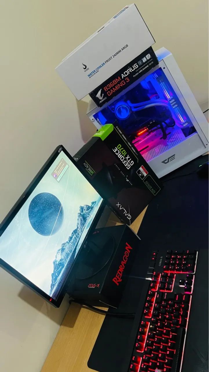 PC GAMER - i5-9400 - GTX 1070 8GB - 16GB - 256GB SSD - Fonte Modular - Foto 5