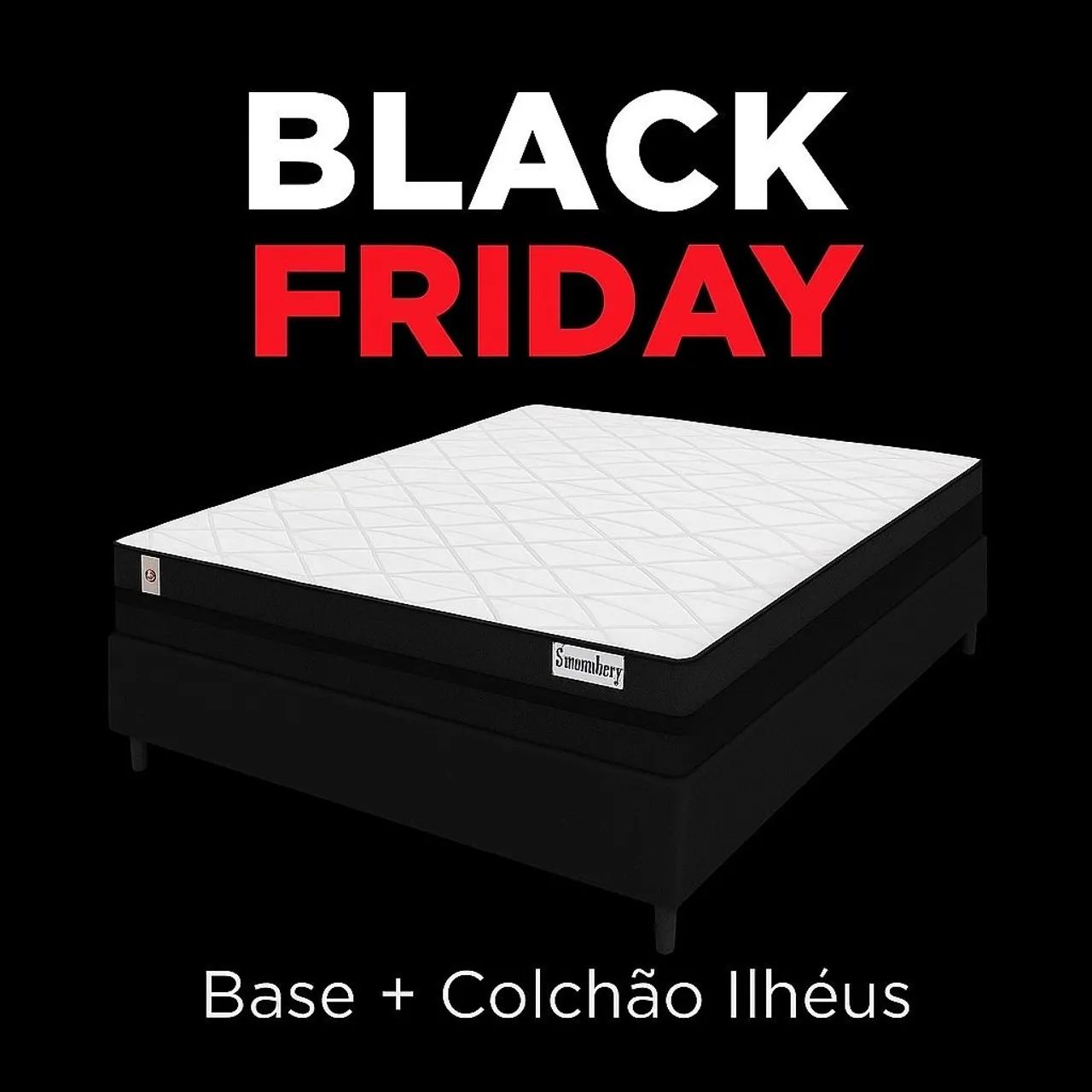 Cama Box Casal 138x188 Base + Colchão Black Friday - Foto 2