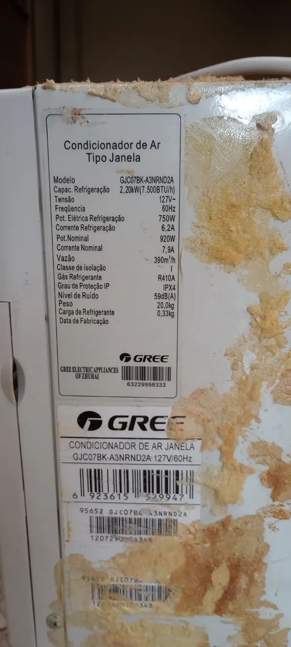 Ar Condicionado de Janela - Marca Gree - 110v - 7500 BTUS - Foto 5