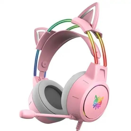 Headset Gamer Onkuma X15 Pro - Pink - Com Microfone - Foto 4