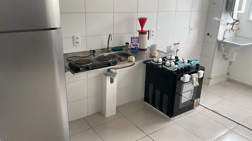 Pia Aço Inox 120x52 (já vai concretada) + 2 Mãos Francesas + Válvula  - Foto 3