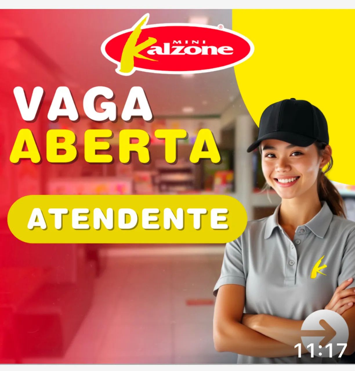 Atendente para Mini Kalzone  - Foto 3