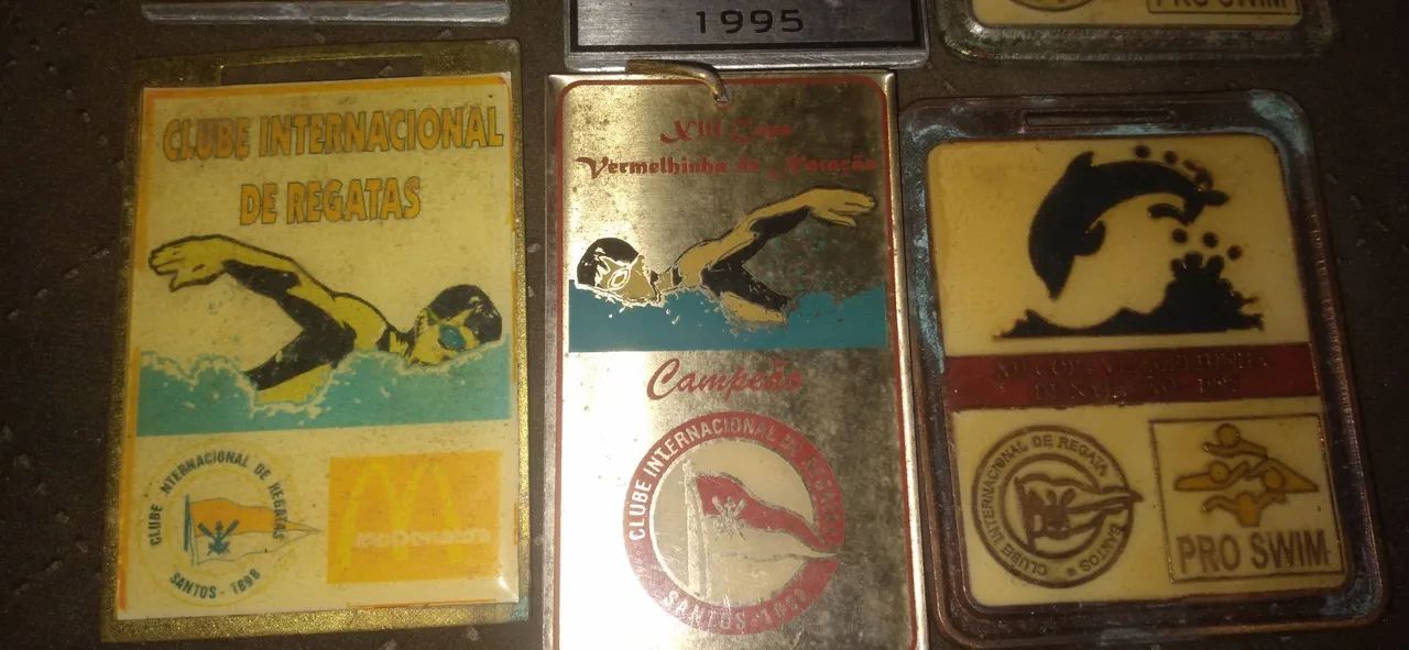 Medalhas antigas de natação Paulista  - Foto 3