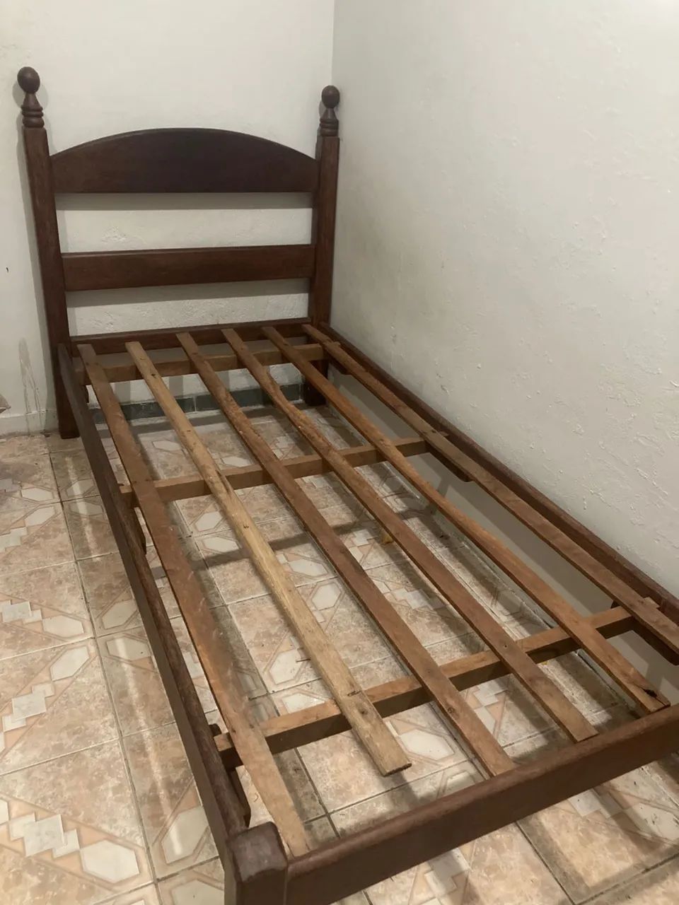 Cama de solteiro de sucupira  - Foto 2