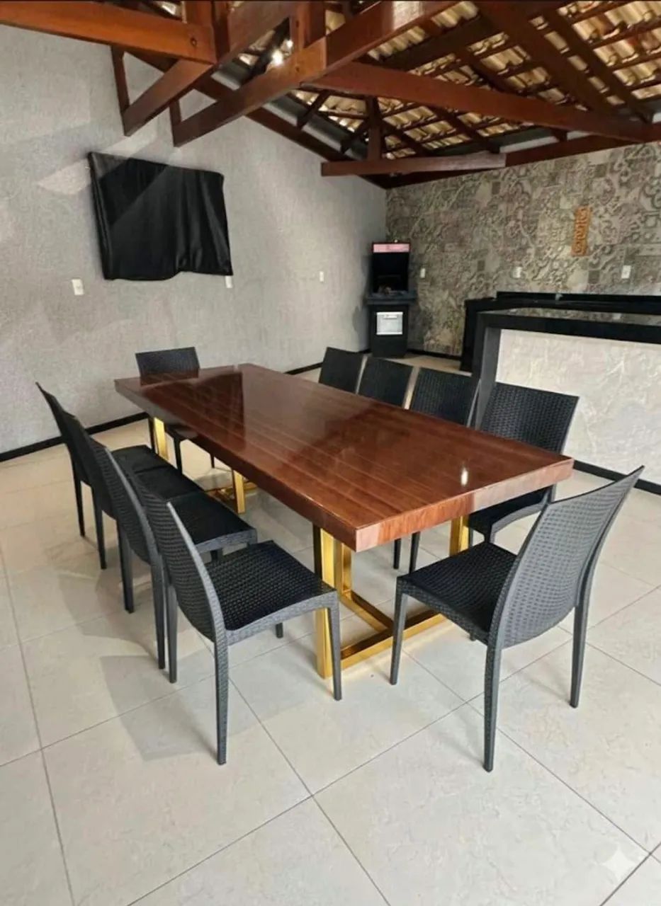 Mesa de ardósia pintada  - Foto 5