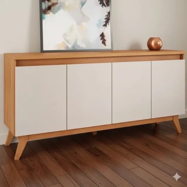 Aparador buffet flip com 4 portas (em estoque)