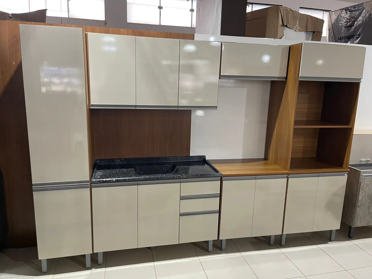 Armário de Cozinha Completo modulado - Design Moderno