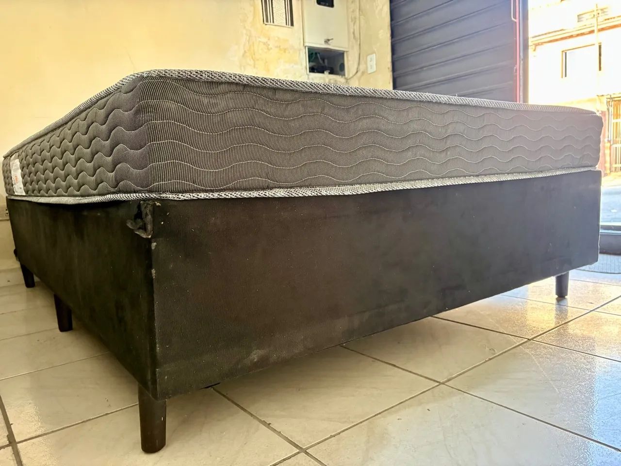 Cama box de casal , cama de casal , cama com colchão  - Foto 4