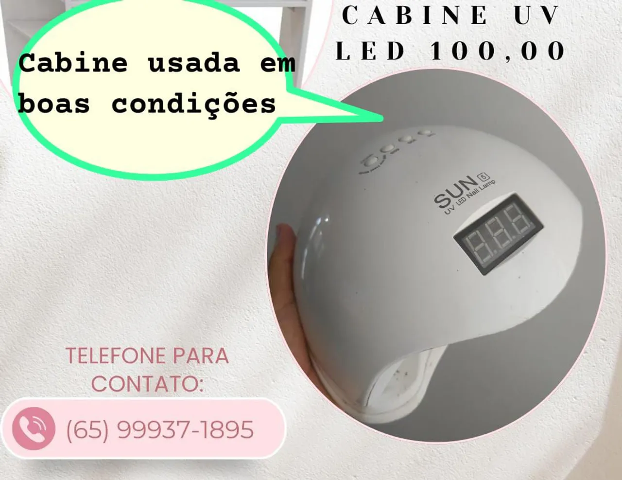Cabine de unha em gel
