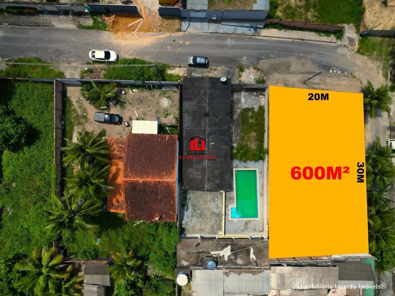 Terreno de Esquina com 20m x 30m = 600m² perto da av. das Torres - Foto 3