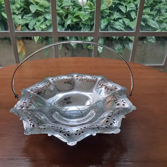 Cesto de Prata - Antiga Fruteira - Regia - Regia 90 - Foto 3