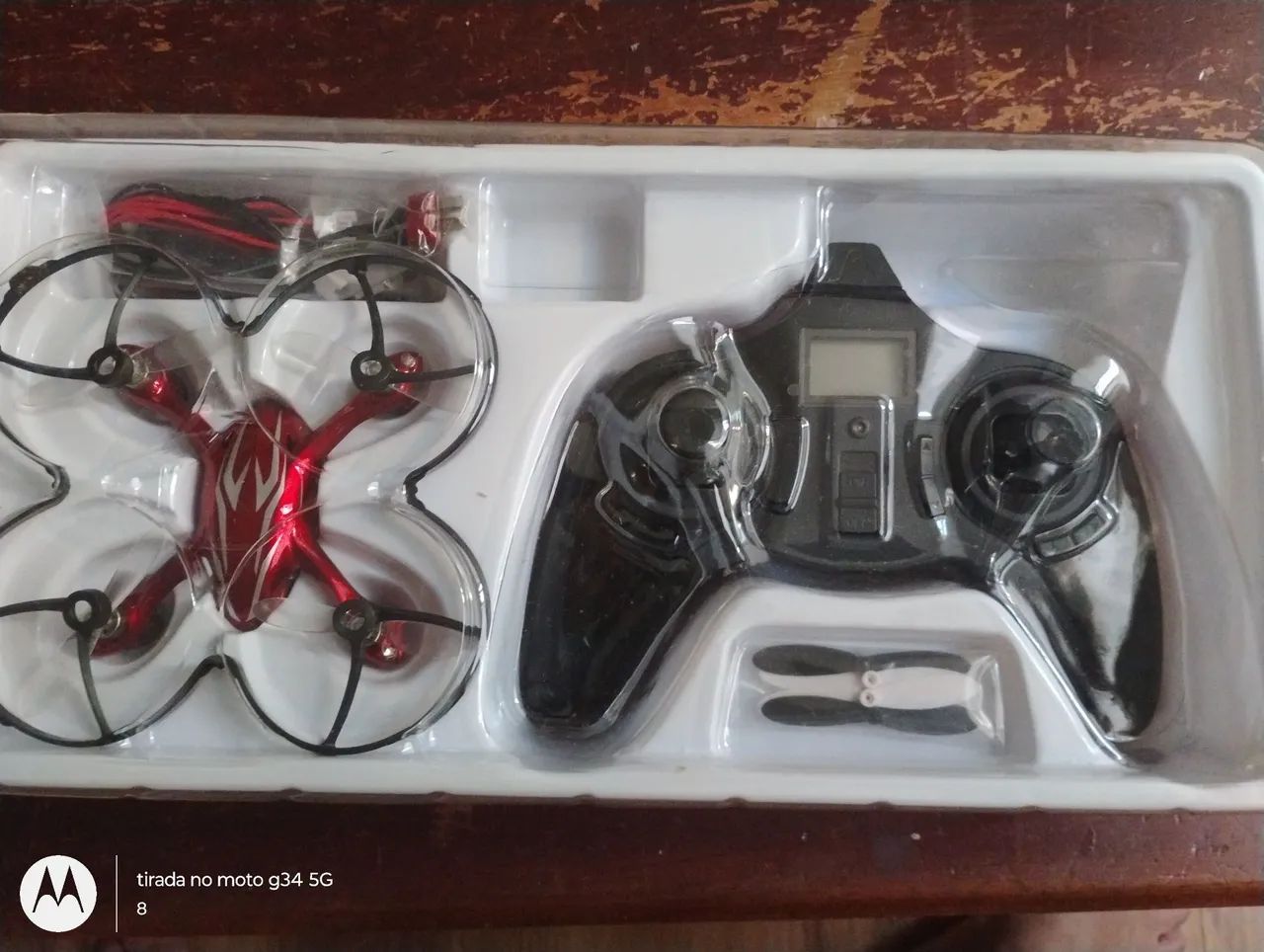 Drone com controle remoto