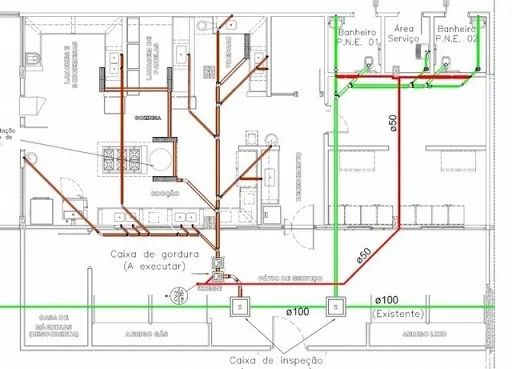Projeto elétrico, hidrossanitário e estrutural 