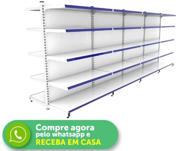 Gondola 5 bandejas - Central 30x40 Nova