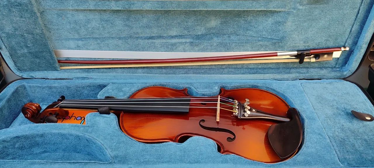 Violino 3/4 madeira maciça 64310978096515121