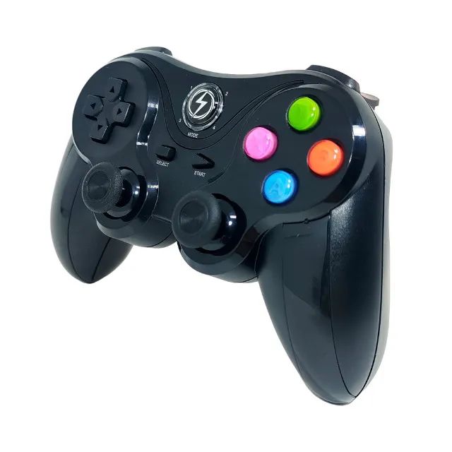 Controle Gamer Sem Fio com Suporte Celular Joystick Manete Bluetooth 2.4G - Foto 2