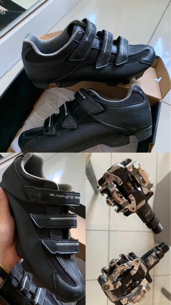 Sapatilha 42 + Tacos + Pedal Clipado