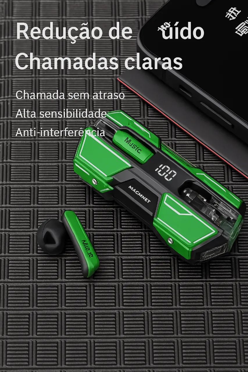 Fone De Ouvido Machinist Gm20 Sem Fio Bluetooth - Foto 4