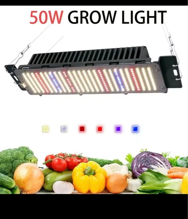 LED Grow Light Full Spectrum LED chips Samsung LM281B, AC85-265V, 50W - Foto 2