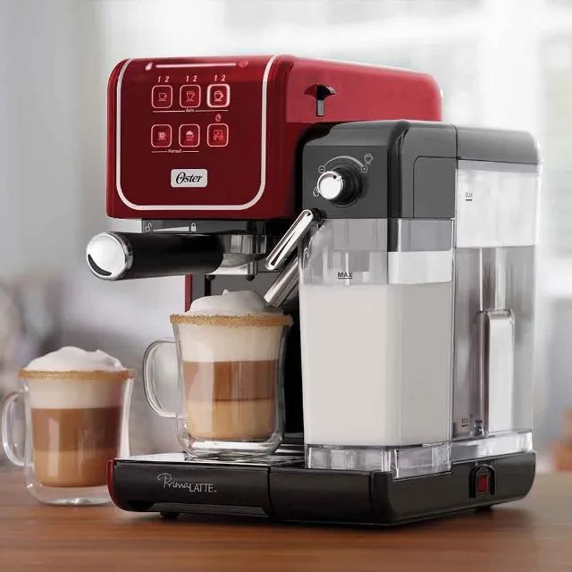 Cafeteira Espresso Oster PrimaLatte Touch Red - Foto 2