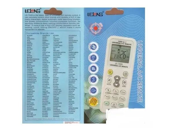 Controle Remoto Ar Condicionado LE-7429 Lelong Universal  - Foto 3