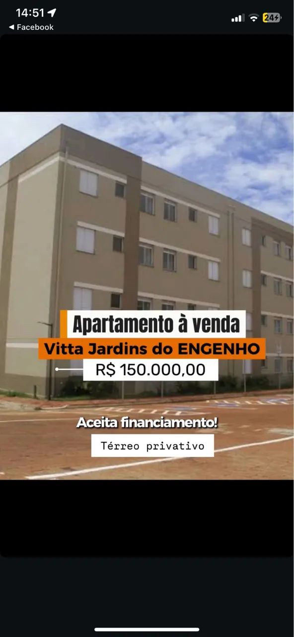 Apartamento engenho 