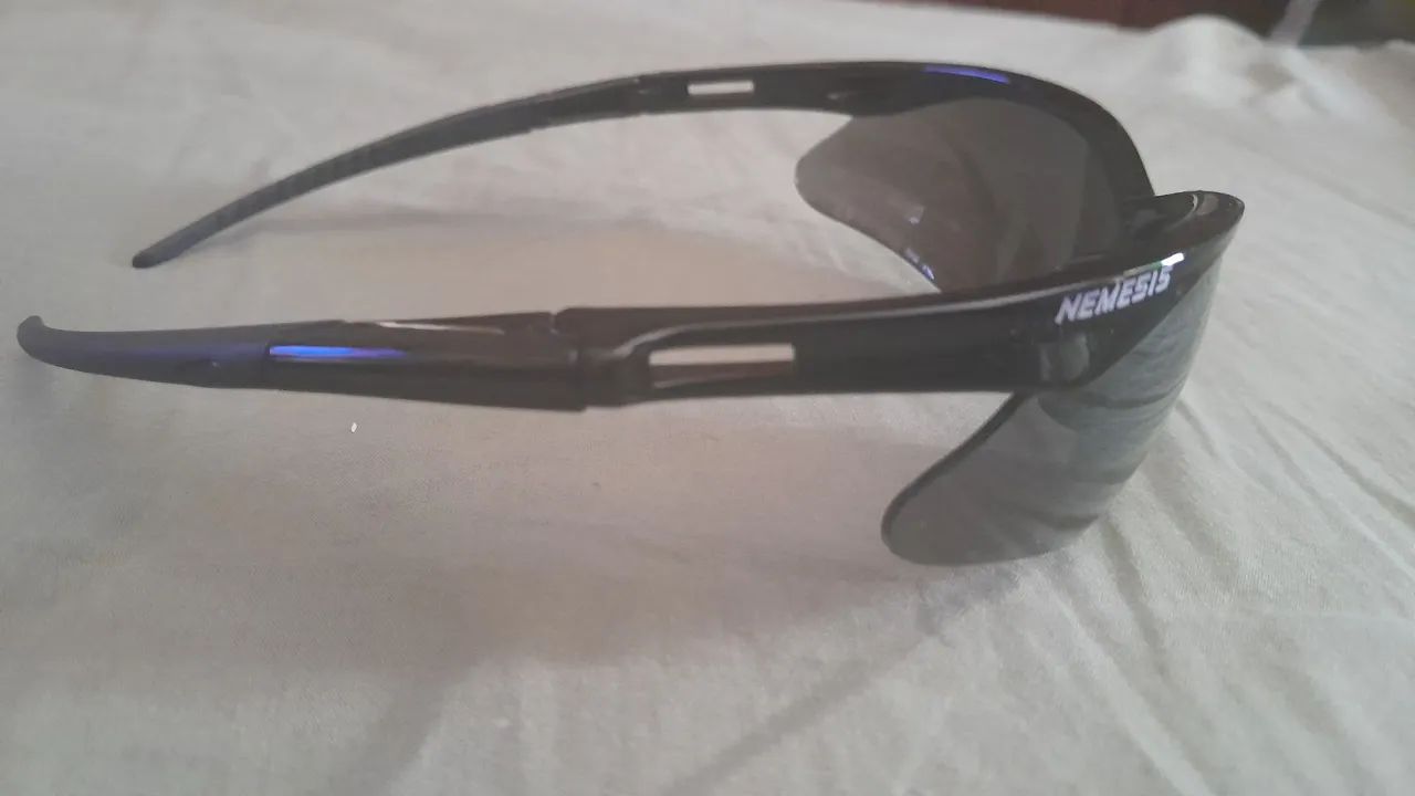 Oculos Nemesis Preto Ideal Para Paintball Airsoft Ciclismo - Foto 4