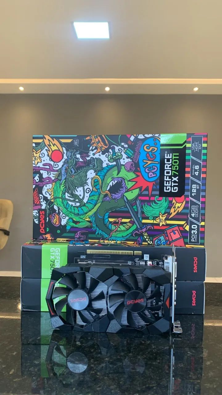 Placa de Vídeo - GTX 750TI , 4GB, GDDR5, Nova. - Foto 2