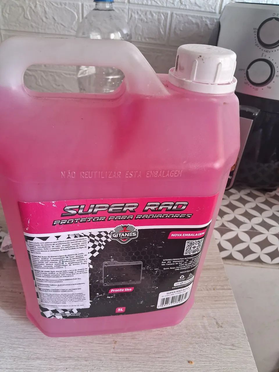 Aditivo para Radiador Super Rad Rosa 5L - Peças para carros, vans e ...