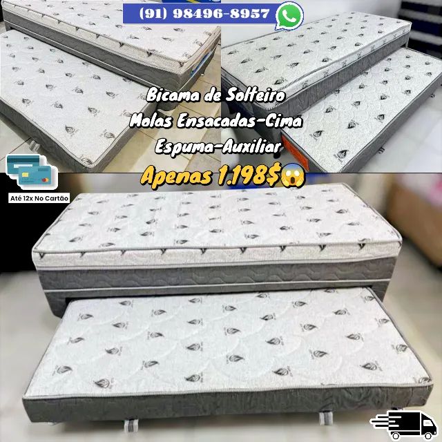 BICAMA DE SOLTEIRO MOLAS ENSACADAS 