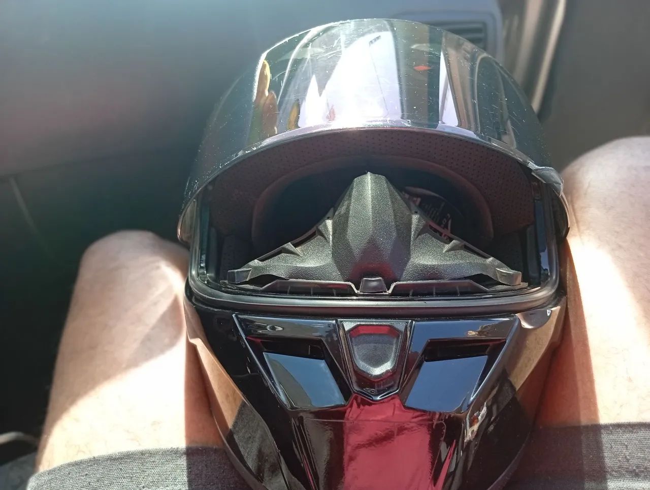 Capacete para Moto com Visor Fumê - Foto 2