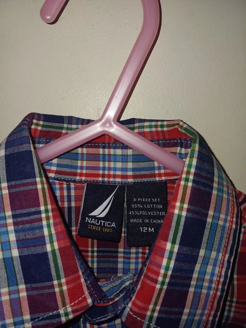 Camisa Xadrez Náutica Infantil - Elegância para os pequenos - Foto 3